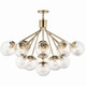 Silvarious 16 Light Chandelier Convertible (52702CPZCLR)
