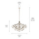 Silvarious 16 Light Chandelier Convertible (52702PN)