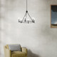 Carrick Six Light Chandelier (52705BK)
