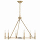 Carrick Six Light Chandelier (52705CPZ)