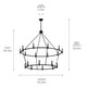 Carrick 18 Light Chandelier (52708BK)