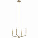 Kichler - 52716CPZ - Four Light Chandelier/Semi Flush Mount - Madden - Champagne Bronze