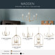 Madden Five Light Chandelier (52717CPZ)