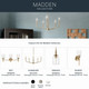 Madden Five Light Chandelier (52717CPZ)
