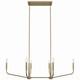 Madden Six Light Linear Chandelier (52721CPZ)