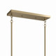 Madden Six Light Linear Chandelier (52721CPZ)