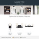 Marette Two Light Bath (55001BK)