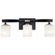 Marette Three Light Bath (55002BK)