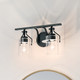 Everett Two Light Bath (55078BK)