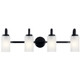 Kennewick Four Light Bath (55088BK)