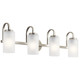 Kichler - 55088NI - Four Light Bath - Kennewick - Brushed Nickel