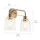 Meller Two Light Bath (55101CPZ)