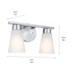 Stamos Two Light Bath (55120NI)