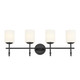 Ali Four Light Bath (55143BK)