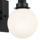 Hex One Light Wall Sconce (55149BK)