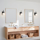Hex One Light Wall Sconce (55149BK)