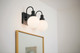 Hex Two Light Bath (55150BK)