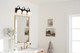 Hex Three Light Bath (55151BK)