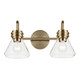 Farum Two Light Bath (55154CPZCLR)