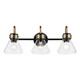 Farum Three Light Bath (55155BKCLR)
