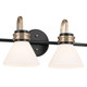 Farum Four Light Bath (55156BK)