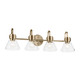 Kichler - 55156CPZCLR - Four Light Bath - Farum - Champagne Bronze