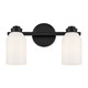 Shae Two Light Bath (55201BK)