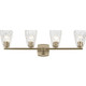 Kichler - 55217CPZWTR - Four Light Bath - Marant - Champagne Bronze