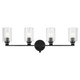 Gioe Four Light Bath (55227BKFLU)