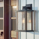 Marimount One Light Outdoor Wall Mount (59018BK)