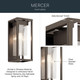 Mercer One Light Outdoor Wall Mount (59061OZ)