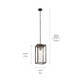 Mercer One Light Outdoor Pendant (59064OZ)