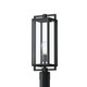 Goson One Light Outdoor Post Mount (59088BK)