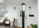 Lombard One Light Outdoor Post Mount (59101BK)