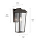 Mathus One Light Outdoor Wall Mount (59119OZ)