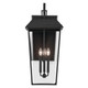 Mathus Three Light Outdoor Wall Mount (59121BKT)