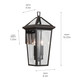 Regence Two Light Outdoor Wall Mount (59126OZ)