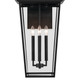 Regence Four Light Outdoor Wall Mount (59128BKT)