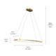 Koloa LED Chandelier (84312CG)