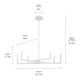 Priam LED Chandelier (84328WH)