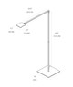 Mosso LED Floor Lamp (AR2001-WHT-FLR)