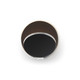 Koncept - GRW-S-CRM-MBK-HW - LED Wall Sconce - Gravy - Chrome Metallic Black