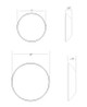 Ramen LED Wall Sconce (RMW-09-SW-PTB-HW)