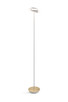 Koncept - RYO-SW-MWT-BRS-FLR - LED Floor Lamp - Royyo - Matte White Brass
