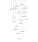 Koncept - RYP-C19-SW-MWG - LED Pendant - Royyo - Matte White With Gold