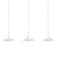 Koncept - RYP-L3-SW-MWG - LED Pendant - Royyo - Matte White With Gold