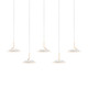 Koncept - RYP-L5-SW-MWG - LED Pendant - Royyo - Matte White With Gold
