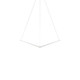 Koncept - ZBP-16-B-SW-MWT-CNP - LED Pendant - Z-Bar Pendant - Matte White