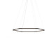 Koncept - ZBP-16-H-SW-MTB-CNP - LED Pendant - Z-Bar Pendant - Matte Black