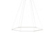 Koncept - ZBP-16-H-SW-MWT-CNP - LED Pendant - Z-Bar Pendant - Matte White